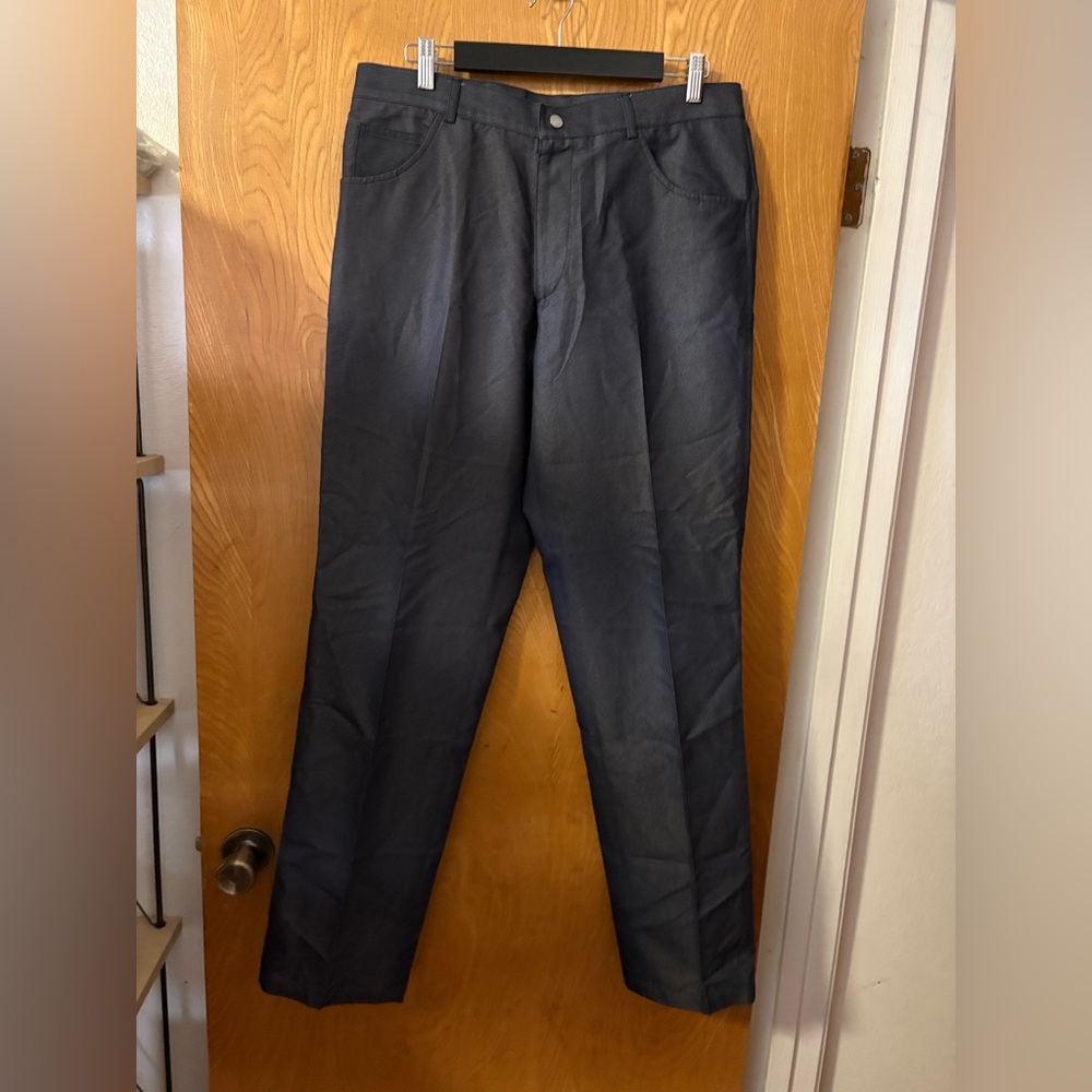 Valentino Dark blue denim look men’s slacks EU 52R